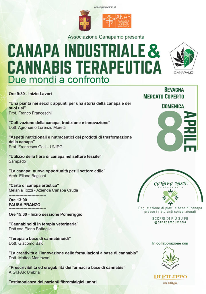 Canapamo presenta Canapa Industriale & Cannabis Terapeutica